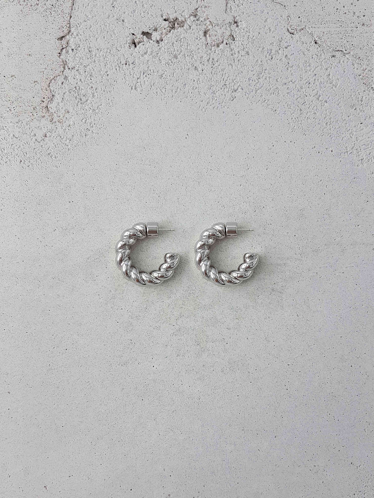 PASTRY HOOPS LARGE RHODIUM
