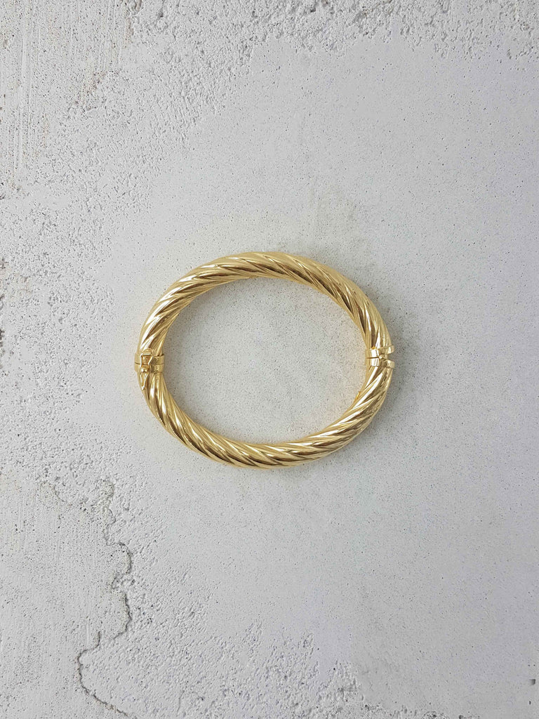 LA FRENZ BANGLE LARGE 18K GOLD