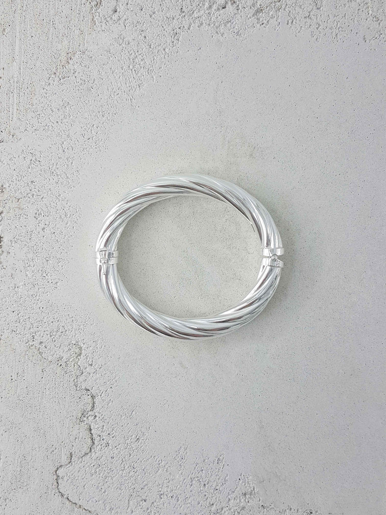 LA FRENZ BANGLE XL STERLING SILVER