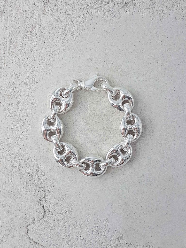 METUNG BRACELET LARGE SILVER