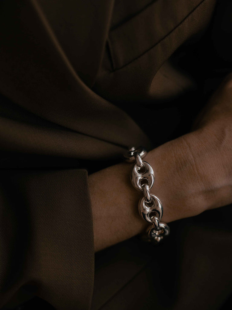 METUNG BRACELET LARGE SILVER