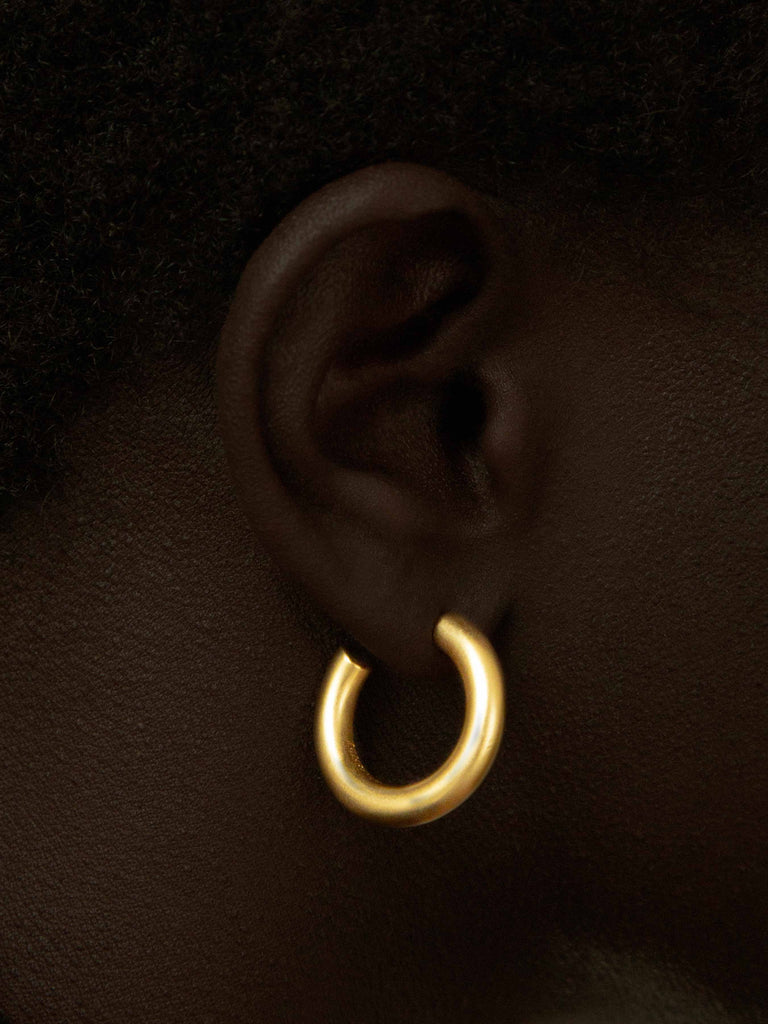 ANTONIO HOOPS ANTIQUE GOLD
